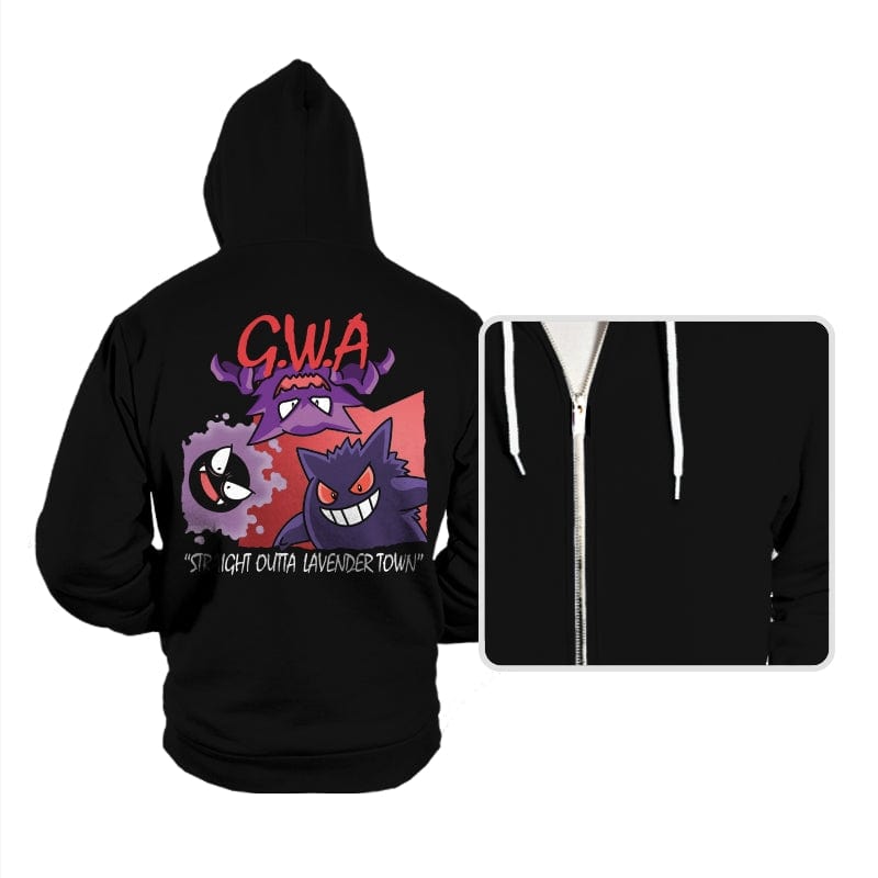 Ghosts With Attitude - Hoodies Hoodies RIPT Apparel Small / Black