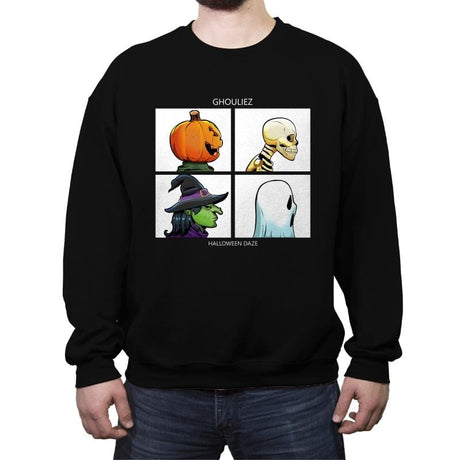Ghouliez: Halloween Daze - Crew Neck Sweatshirt Crew Neck Sweatshirt RIPT Apparel