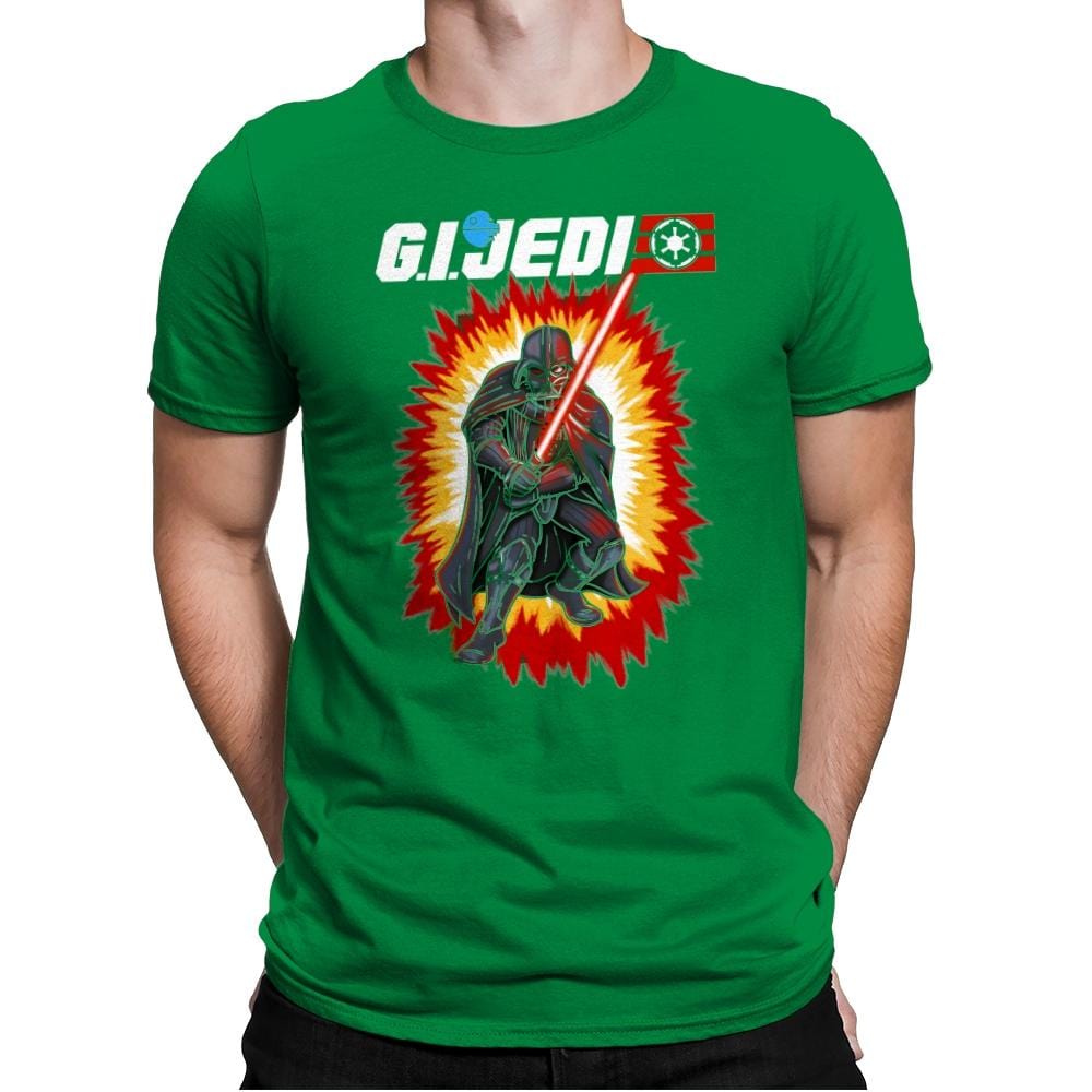 GI JEDI Vader - Mens Premium T-Shirts RIPT Apparel Small / Kelly