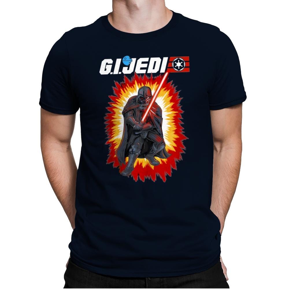 GI JEDI Vader - Mens Premium T-Shirts RIPT Apparel Small / Midnight Navy