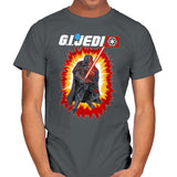 GI JEDI Vader - Mens T-Shirts RIPT Apparel Small / Charcoal