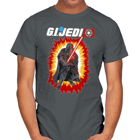 GI JEDI Vader - Mens T-Shirts RIPT Apparel Small / Charcoal