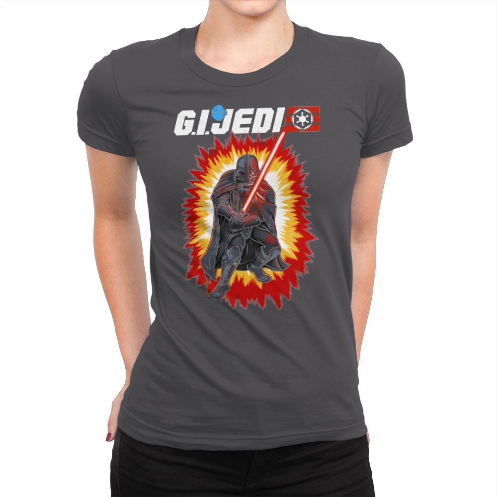 GI JEDI Vader - Womens Premium T-Shirts RIPT Apparel Small / Heavy Metal