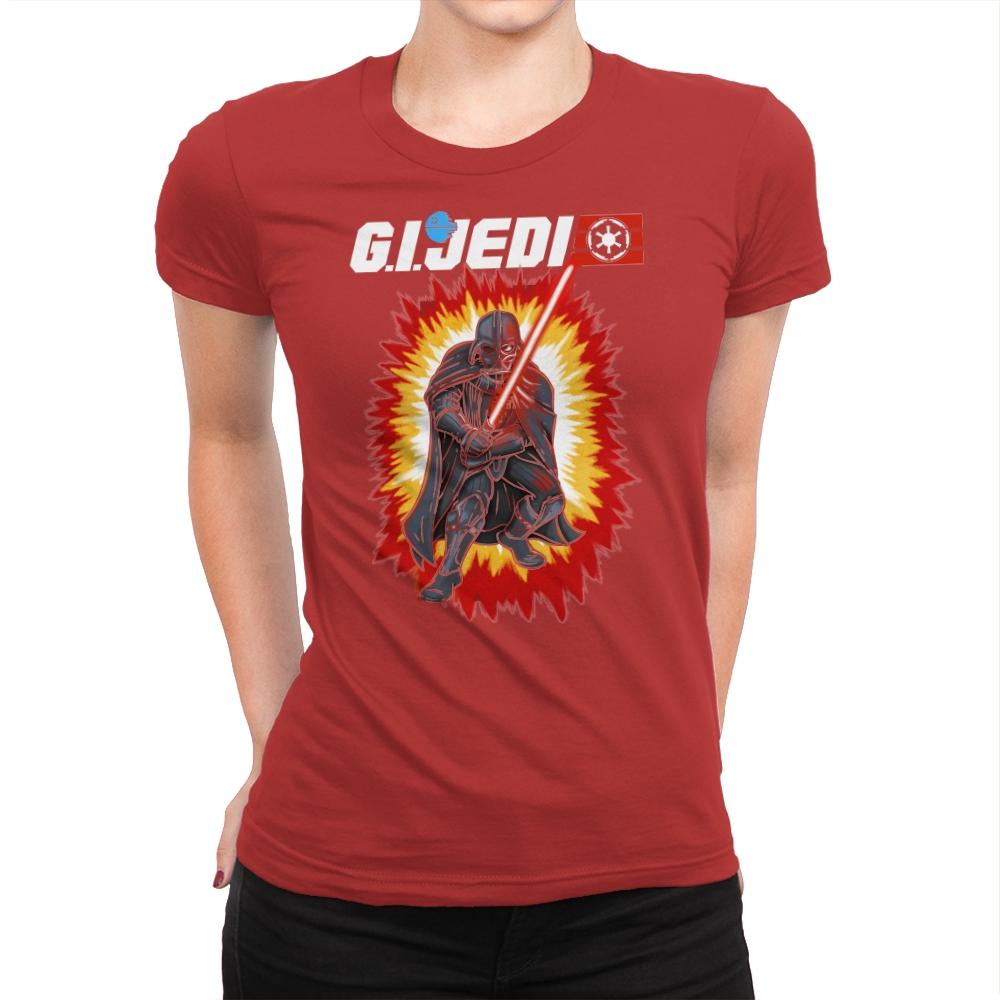 GI JEDI Vader - Womens Premium T-Shirts RIPT Apparel Small / Red