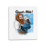 Giant's Milk! - Canvas Wraps Canvas Wraps RIPT Apparel 11x14 / White