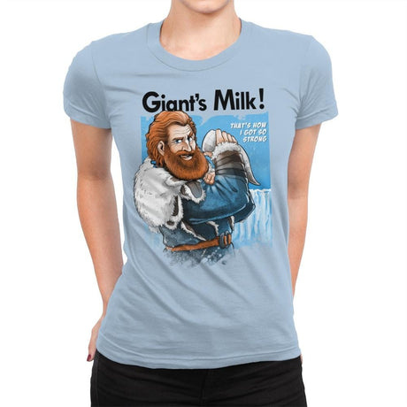 Giant's Milk! - Womens Premium T-Shirts RIPT Apparel Small / Cancun