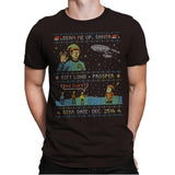 Gift Long and Prosper - Ugly Holiday - Mens Premium T-Shirts RIPT Apparel Small / Dark Chocolate