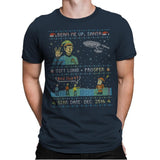 Gift Long and Prosper - Ugly Holiday - Mens Premium T-Shirts RIPT Apparel Small / Indigo