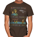 Gift Long and Prosper - Ugly Holiday - Mens T-Shirts RIPT Apparel Small / Dark Chocolate