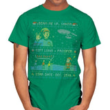 Gift Long and Prosper - Ugly Holiday - Mens T-Shirts RIPT Apparel Small / Kelly Green