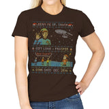 Gift Long and Prosper - Ugly Holiday - Womens T-Shirts RIPT Apparel Small / Dark Chocolate