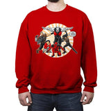 Ginyu-X-Force - Crew Neck Sweatshirt Crew Neck Sweatshirt RIPT Apparel Small / Red