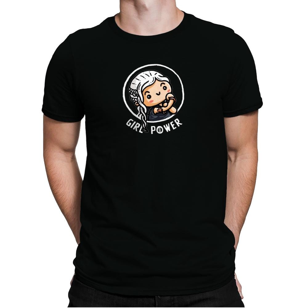 Girl Power Dany - Mens Premium T-Shirts RIPT Apparel Small / Black