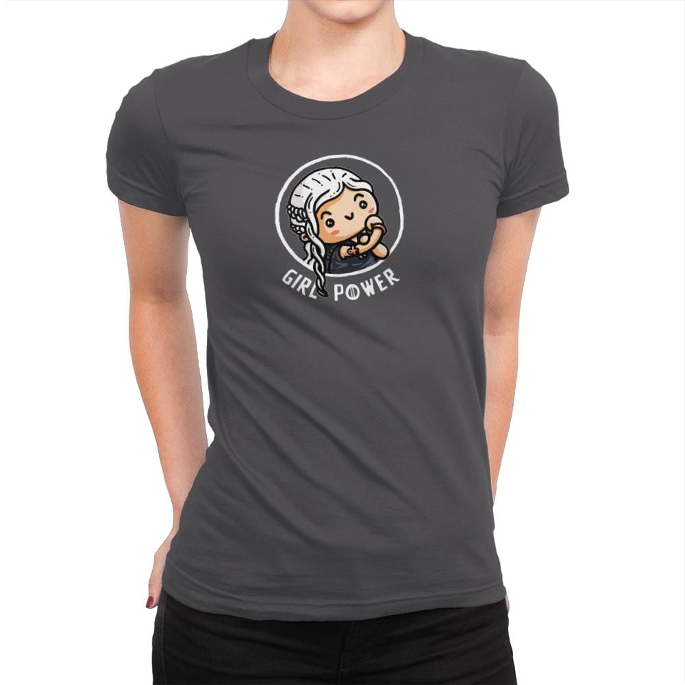 Girl Power Dany - Womens Premium T-Shirts RIPT Apparel Small / Heavy Metal