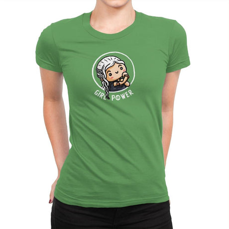 Girl Power Dany - Womens Premium T-Shirts RIPT Apparel Small / Kelly