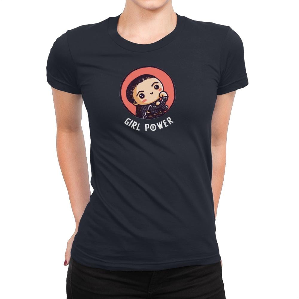 Girl Power VII - Womens Premium T-Shirts RIPT Apparel Small / Midnight Navy