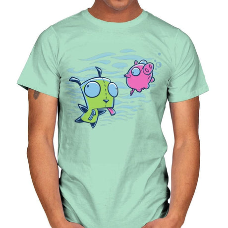 Girvana Exclusive - Mens T-Shirts RIPT Apparel Small / Mint Green