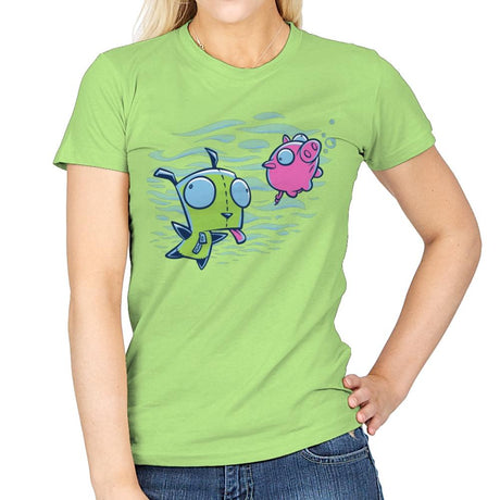 Girvana Exclusive - Womens T-Shirts RIPT Apparel Small / Mint Green