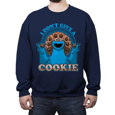 Give a Cookie - Crew Neck Sweatshirt Crew Neck Sweatshirt RIPT Apparel Small / Navy