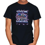 Give Me Your Face Exclusive - Mens T-Shirts RIPT Apparel Small / Black