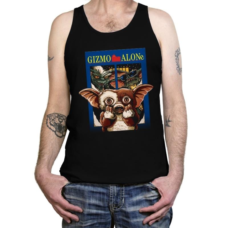 Gizmo Alone - Tanktop Tanktop RIPT Apparel X-Small / Black