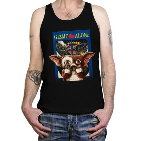 Gizmo Alone - Tanktop Tanktop RIPT Apparel X-Small / Black