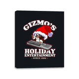 Gizmo's Holiday - Canvas Wraps Canvas Wraps RIPT Apparel 11x14 / Black