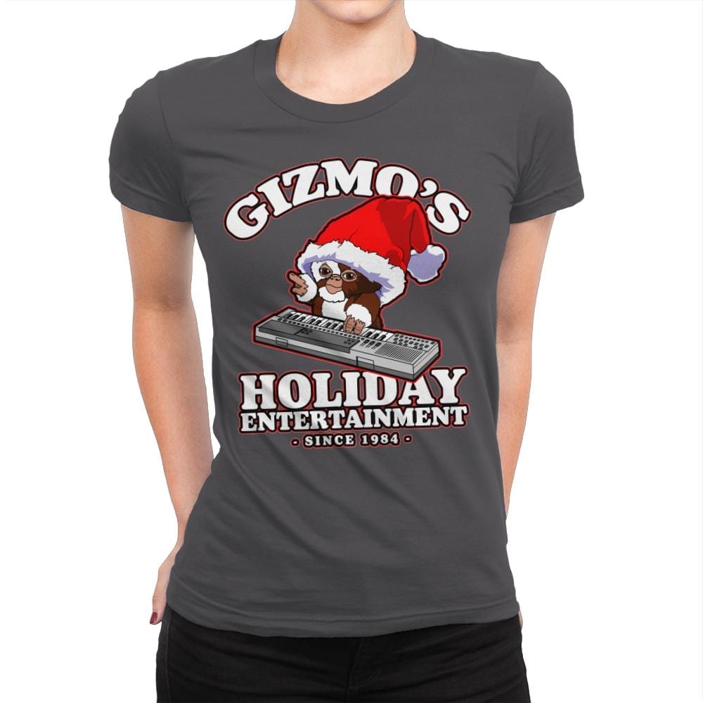 Gizmo's Holiday - Womens Premium T-Shirts RIPT Apparel Small / Heavy Metal
