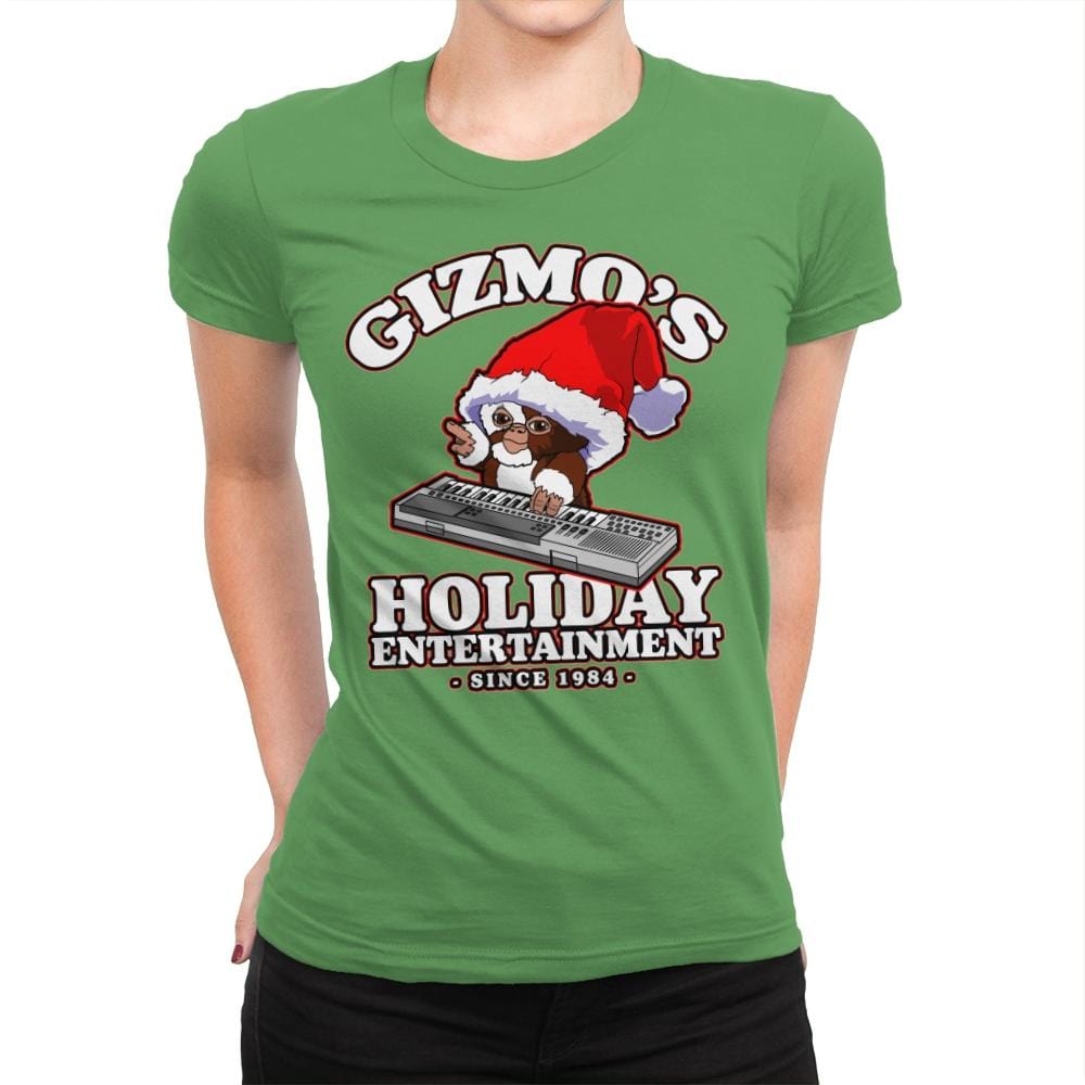 Gizmo's Holiday - Womens Premium T-Shirts RIPT Apparel Small / Kelly
