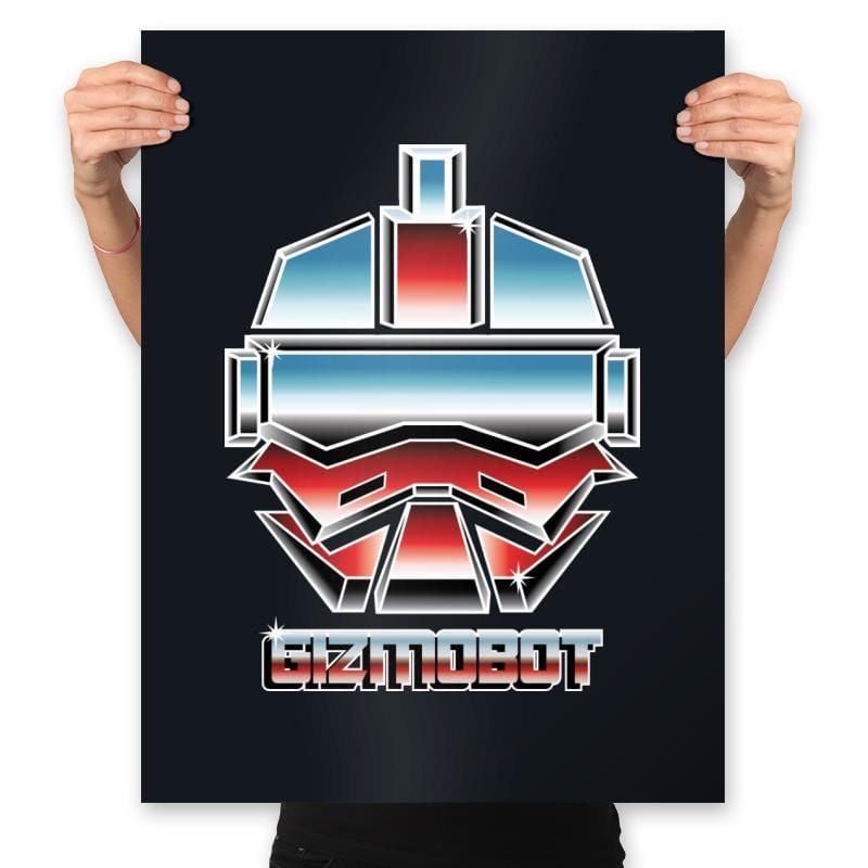 Gizmobot - Prints Posters RIPT Apparel 18x24 / Black