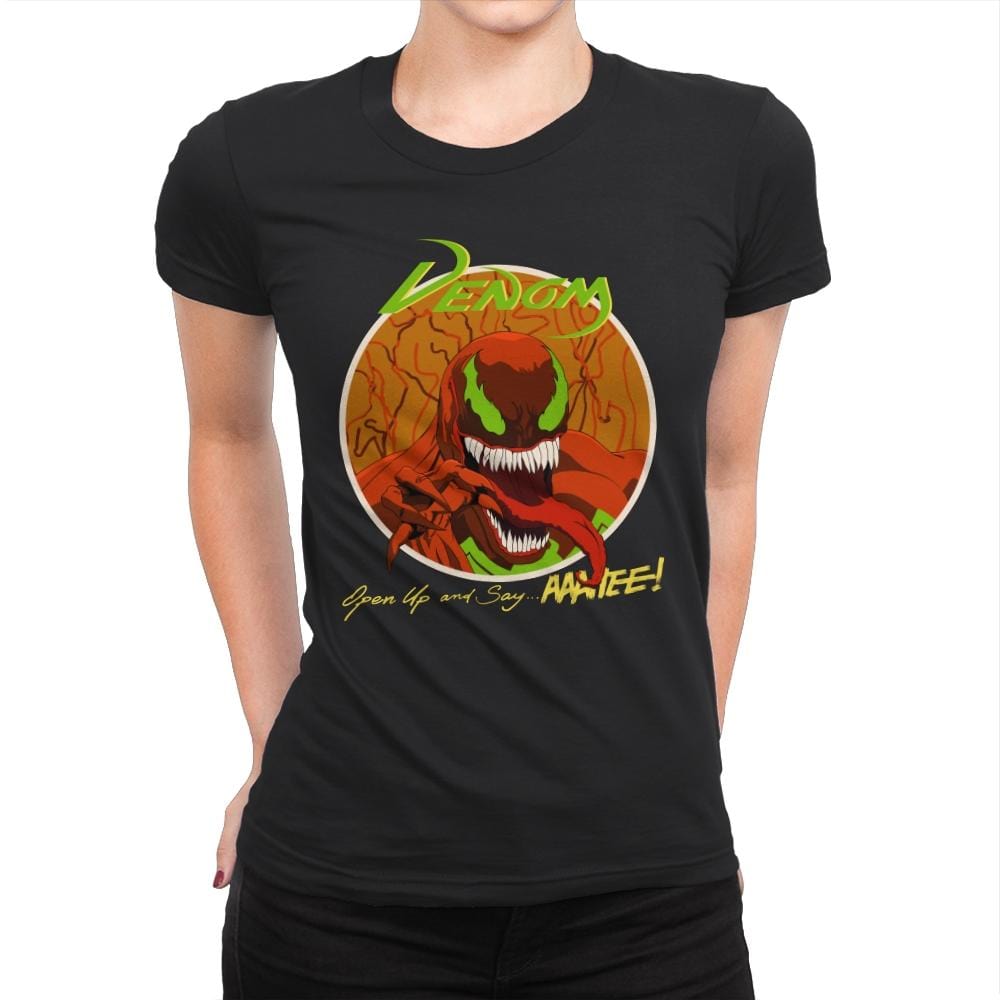 Glam Symbiote - Womens Premium T-Shirts RIPT Apparel Small / Black