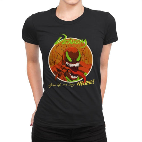 Glam Symbiote - Womens Premium T-Shirts RIPT Apparel Small / Black
