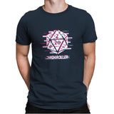 Glitch D-20 - Mens Premium T-Shirts RIPT Apparel Small / Indigo