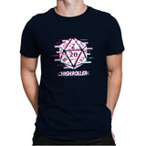 Glitch D-20 - Mens Premium T-Shirts RIPT Apparel Small / Midnight Navy