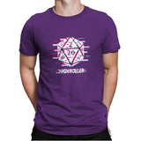 Glitch D-20 - Mens Premium T-Shirts RIPT Apparel Small / Purple Rush