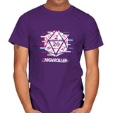 Glitch D-20 - Mens T-Shirts RIPT Apparel Small / Purple