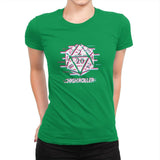 Glitch D-20 - Womens Premium T-Shirts RIPT Apparel Small / Kelly Green