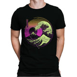 Glitch Wave - Mens Premium T-Shirts RIPT Apparel Small / Black