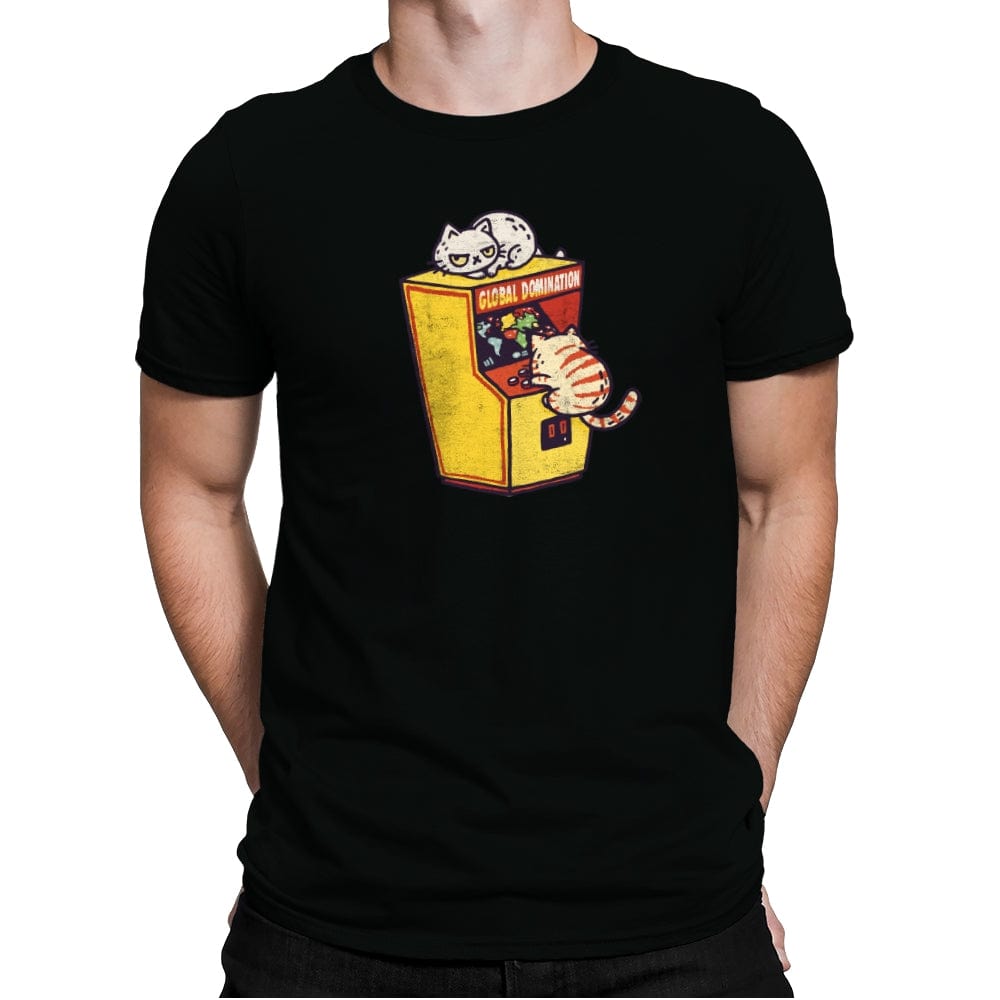 Global Domination - Mens Premium T-Shirts RIPT Apparel Small / Black