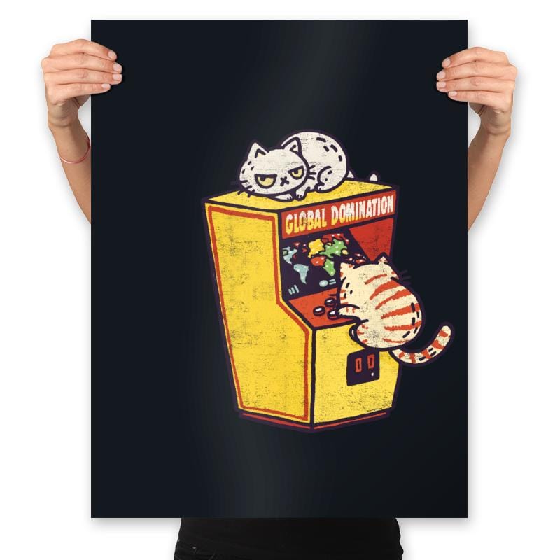 Global Domination - Prints Posters RIPT Apparel 18x24 / Black
