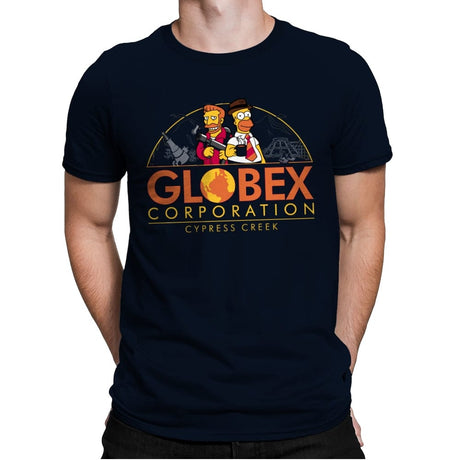 Globex Corp - Mens Premium T-Shirts RIPT Apparel Small / Midnight Navy