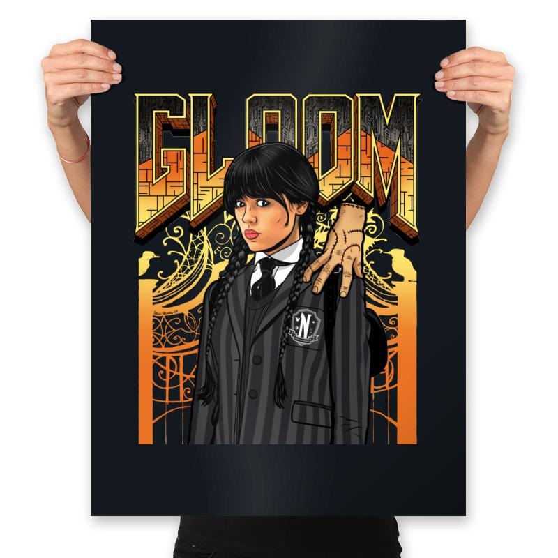 Gloom - Prints Posters RIPT Apparel 18x24 / Black
