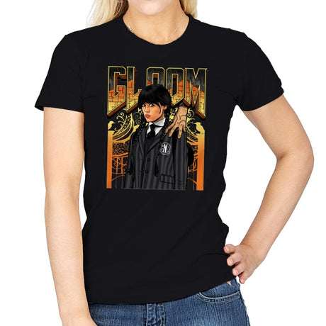 Gloom - Womens T-Shirts RIPT Apparel Small / Black