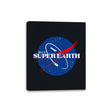 Glory for Super Earth - Canvas Wraps Canvas Wraps RIPT Apparel 8x10 / Black