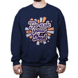 Go ask your Dad - Crew Neck Sweatshirt Crew Neck Sweatshirt RIPT Apparel Small / Navy