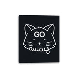 Go Away - Canvas Wraps Canvas Wraps RIPT Apparel 8x10 / Black