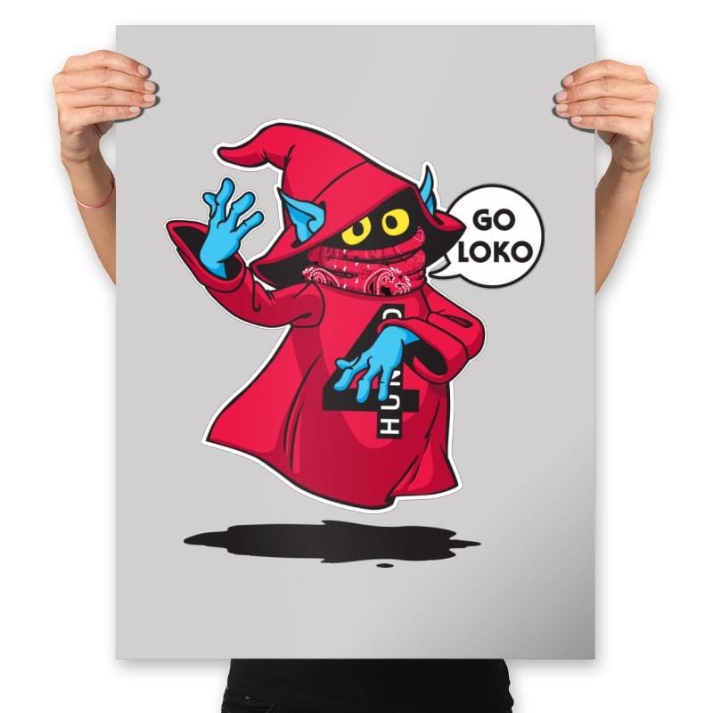 Go Loko Go Oko - Prints Posters RIPT Apparel 18x24 / Silver