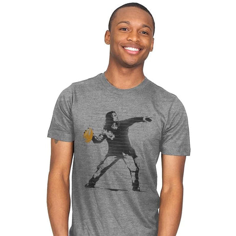 Go Long Mark! - Mens T-Shirts RIPT Apparel Small / Heather