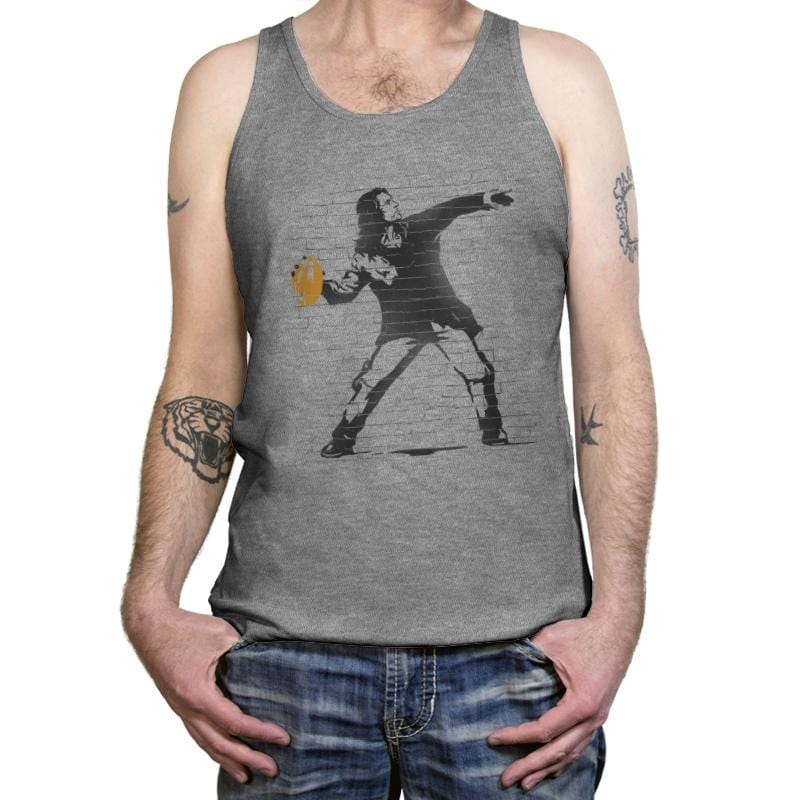 Go Long Mark! - Tanktop Tanktop RIPT Apparel X-Small / Athletic Heather