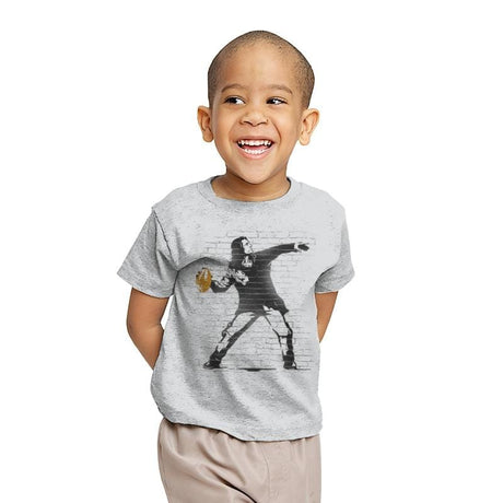 Go Long Mark! - Youth T-Shirts RIPT Apparel X-small / Sport grey